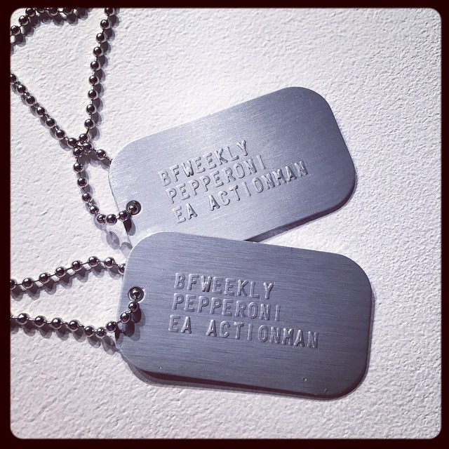 Dog Tags Produced for Battlefield Weekly